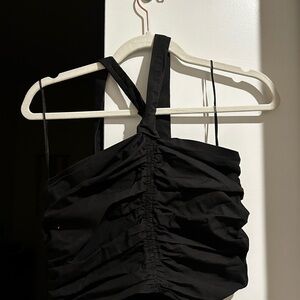 Black High Neck Blouse